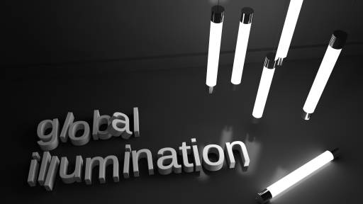 Global Illumination mit Leuchtröhren