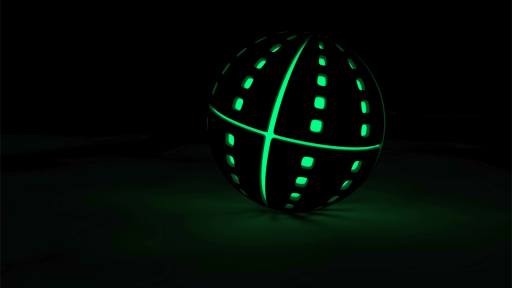 Leuchtender Ball